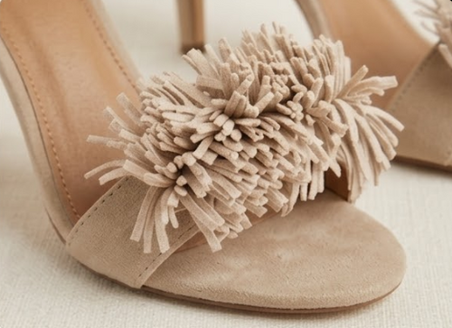 Sandalias De Tacón Boho Chic