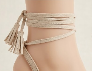 Sandalias De Tacón Boho Chic